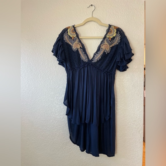 Free People Long Flowy Top - Picture 1 of 2